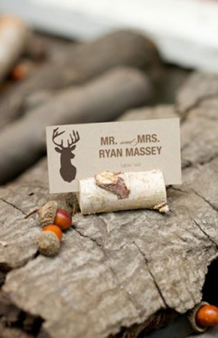 В ожидании зимы: фигурки оленей для декора свадьбы 