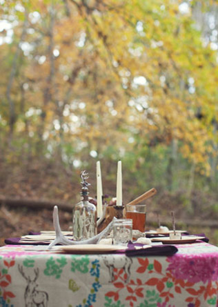 В ожидании зимы: фигурки оленей для декора свадьбы 