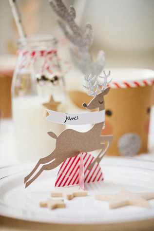 В ожидании зимы: фигурки оленей для декора свадьбы 