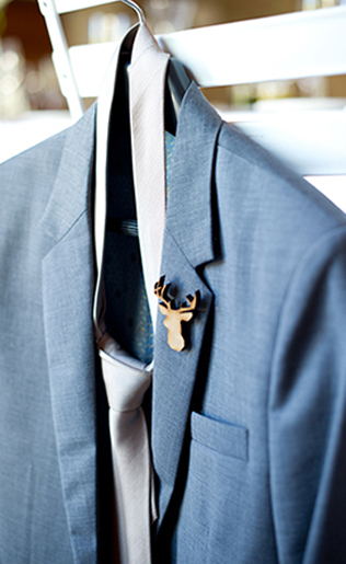 В ожидании зимы: фигурки оленей для декора свадьбы 