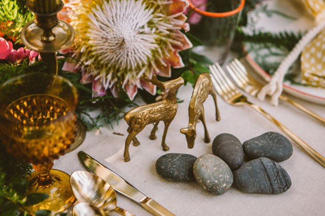 В ожидании зимы: фигурки оленей для декора свадьбы 