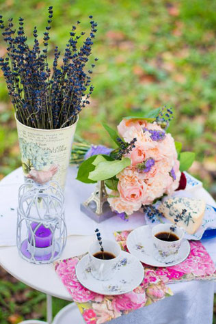 лаванда в декоре свадьбы