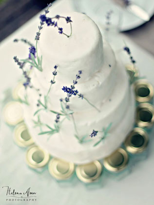 лаванда в декоре свадьбы