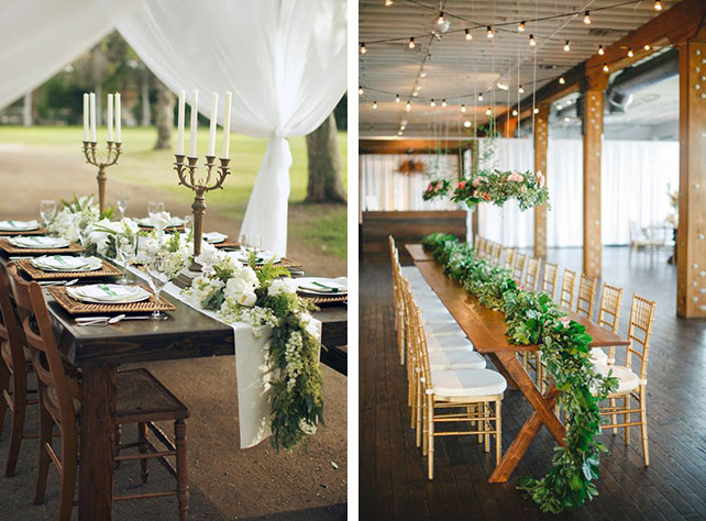 Роскошное украшение для стола, цветочные раннеры в рустикальном стиле