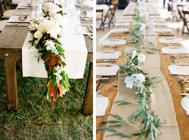 Роскошное украшение для стола, цветочные раннеры в рустикальном стиле