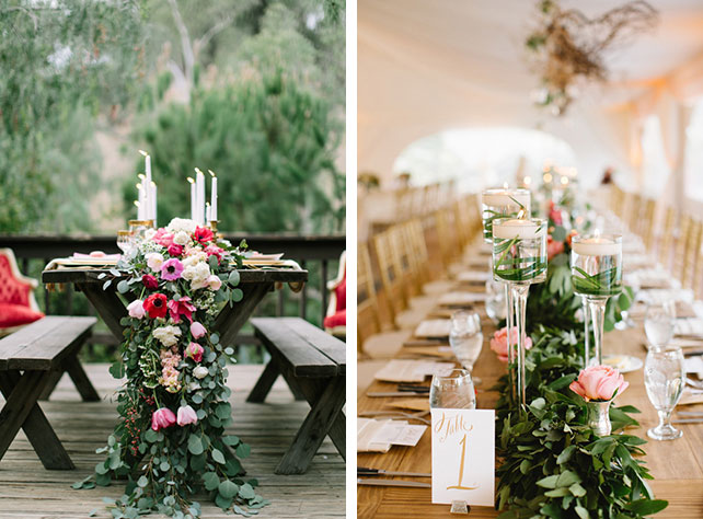 Роскошное украшение для стола, цветочные раннеры в рустикальном стиле