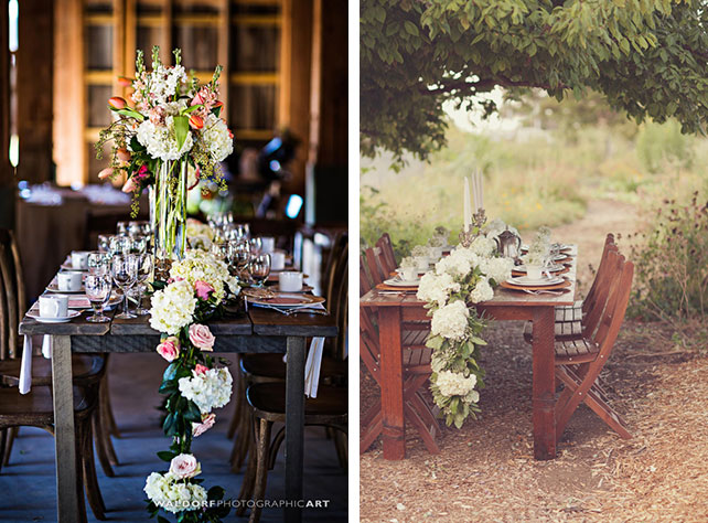 Роскошное украшение для стола, цветочные раннеры в рустикальном стиле