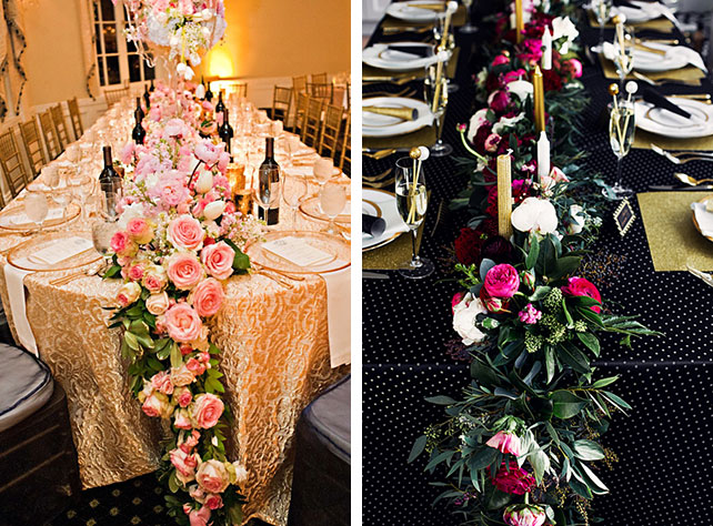 Роскошное украшение для стола, цветочные раннеры, роскошный стиль