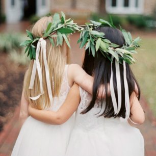 40 идей для flower girls: венки и ободки из живых цветов