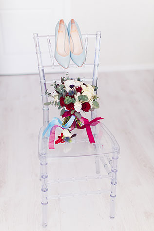 «Маленький принц»: стилизованная свадебная фотосессия, туфли и букет невесты