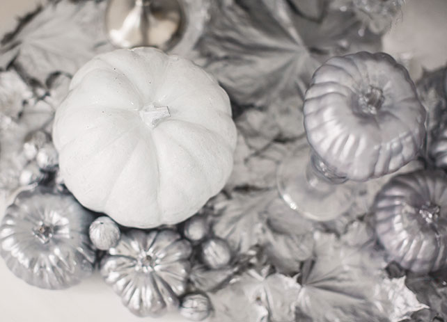 Frozen autumn, свадьба в серебристом цвете, декор свадьбы тыквами