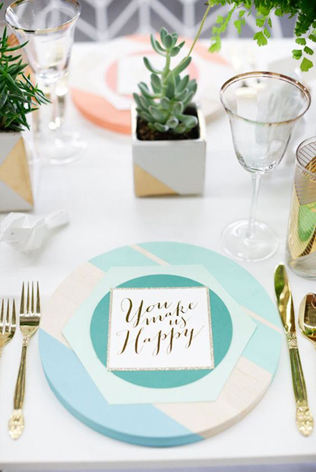 Законы геометрии: 45 идей для стильной свадьбы 