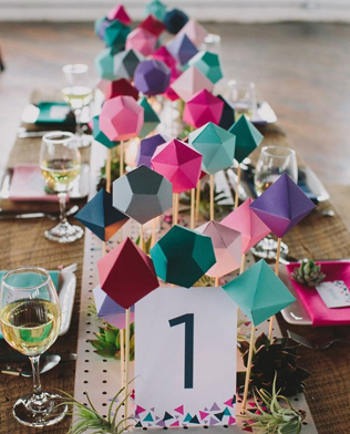 Законы геометрии: 45 идей для стильной свадьбы 