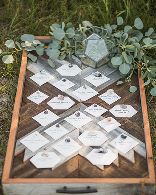 Законы геометрии: 45 идей для стильной свадьбы 