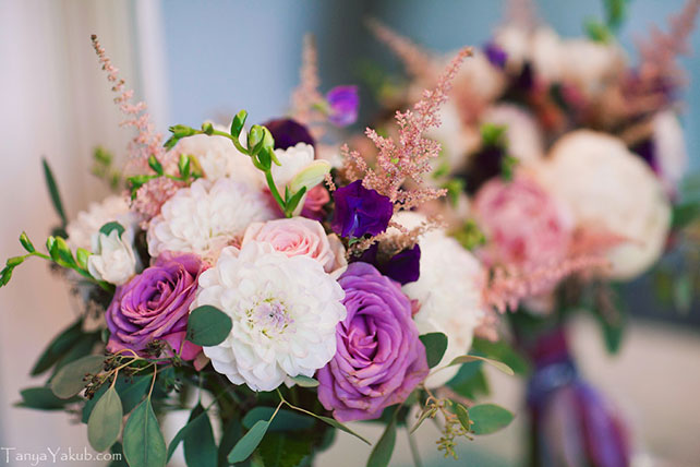 Георгины в декоре свадьбы