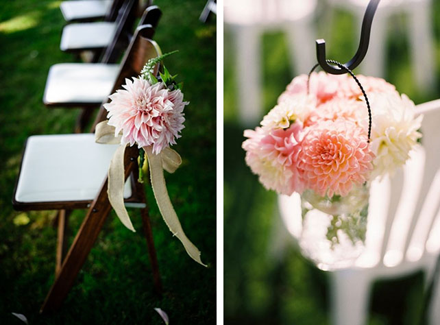 Георгины в декоре свадьбы