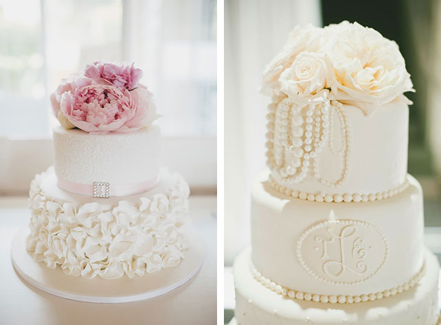 свадебный торт с цветами, 42 свадебных торта для роскошной гламурной свадьбы