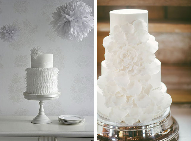 белоснежные свадебные торты для гламурной свадьбы, 42 свадебных торта для роскошной гламурной свадьбы