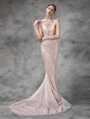 Glam Rock: искрящиеся и дерзкие свадебные платья Victoria Kyriakides 2020 