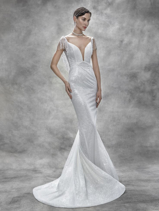 Glam Rock: искрящиеся и дерзкие свадебные платья Victoria Kyriakides 2020 