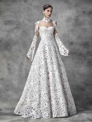 Glam Rock: искрящиеся и дерзкие свадебные платья Victoria Kyriakides 2020 