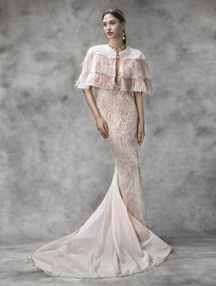 Glam Rock: искрящиеся и дерзкие свадебные платья Victoria Kyriakides 2020 