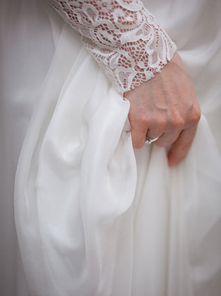 Годовщина свадьбы в стиле бохо, кольцо невесты