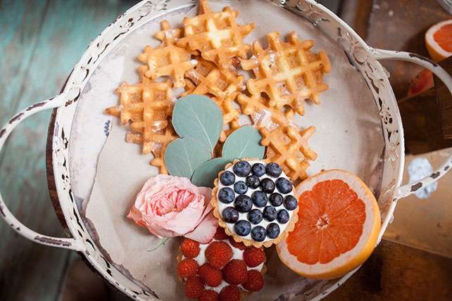 Годовщина свадьбы в стиле бохо, сладости