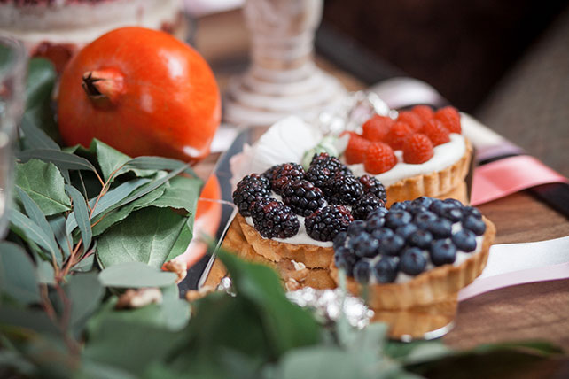 Годовщина свадьбы в стиле бохо, сладости