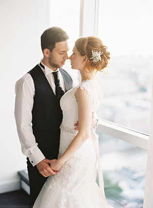 годовщина свадьбы на крыше, образ для фотосессии