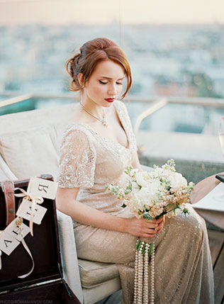 годовщина свадьбы на крыше, фотосессия на крыше