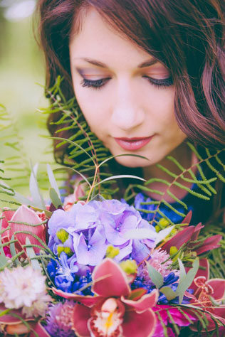 годовщина свадьбы в сказочном лесу, макияж для фотосессии