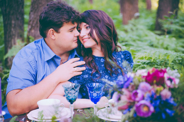 годовщина свадьбы в сказочном лесу