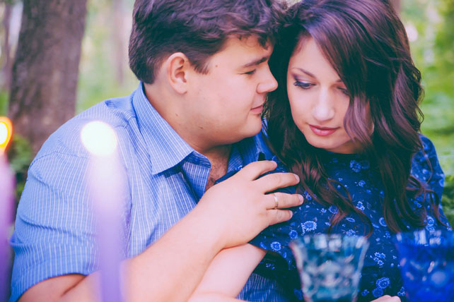 годовщина свадьбы в сказочном лесу