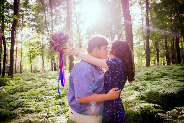 годовщина свадьбы в сказочном лесу