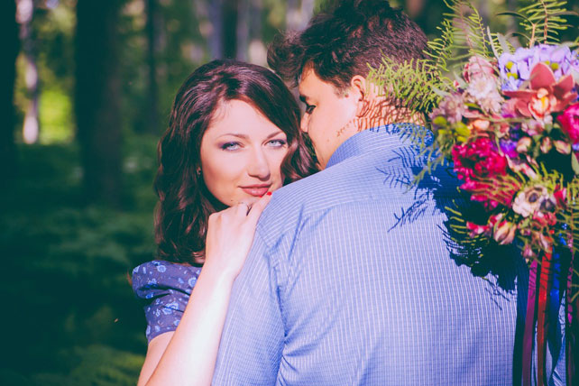 годовщина свадьбы в сказочном лесу