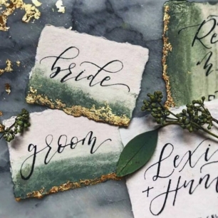 Изысканное решение: свадебная полиграфия с золотым тиснением