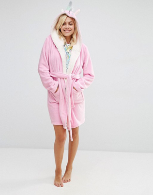 Халат с дизайном в виде единорога