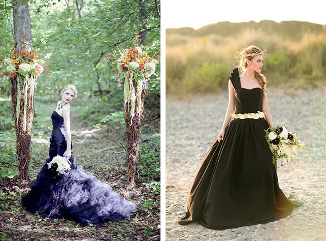 Образ невесты для свадьбы в тематике Хэллоуин