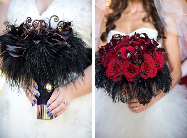 Образ невесты для свадьбы в тематике Хэллоуин