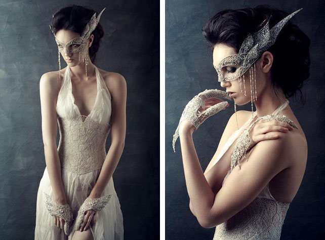 Образ невесты для свадьбы в тематике Хэллоуин