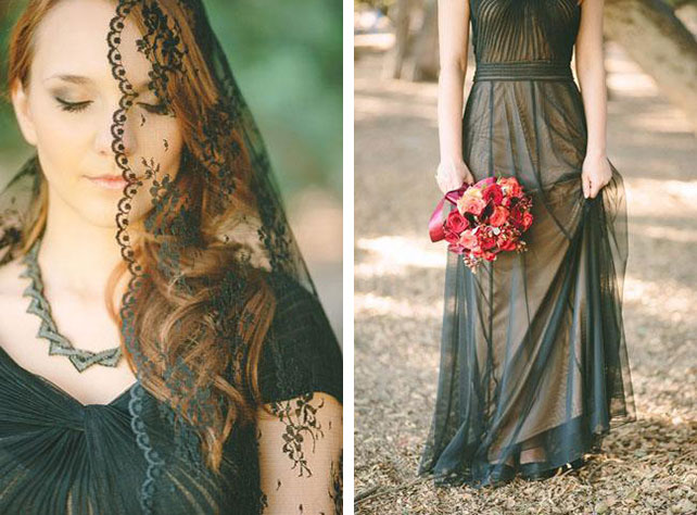 Образ невесты для свадьбы в тематике Хэллоуин