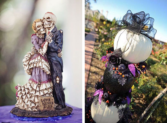 Декор для свадьбы в тематике Хэллоуин