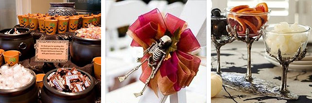 Декор для свадьбы в тематике Хэллоуин