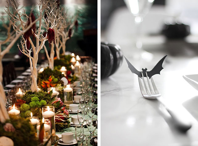 Декор для свадьбы в тематике Хэллоуин