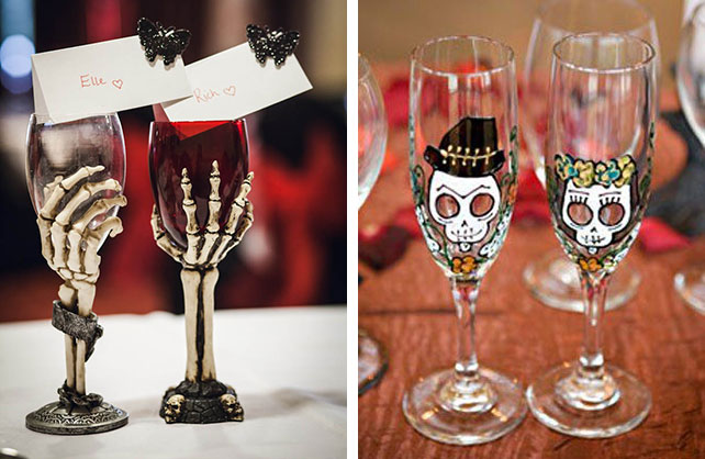 Декор для свадьбы в тематике Хэллоуин