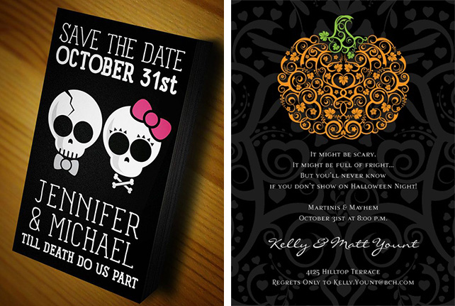 Декор для свадьбы в тематике Хэллоуин