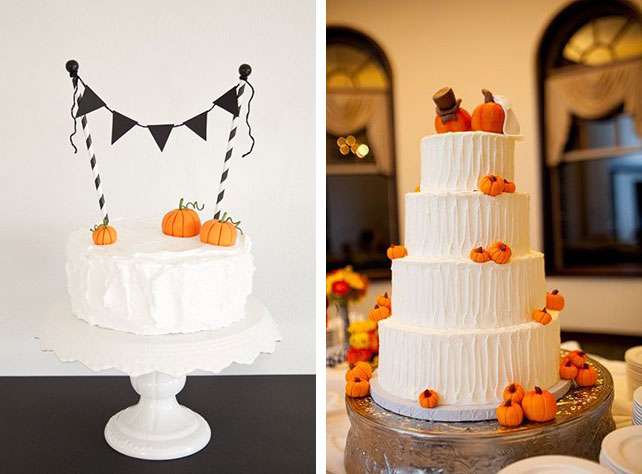 Сладкий стол и торт для свадьбы в тематике Хэллоуин