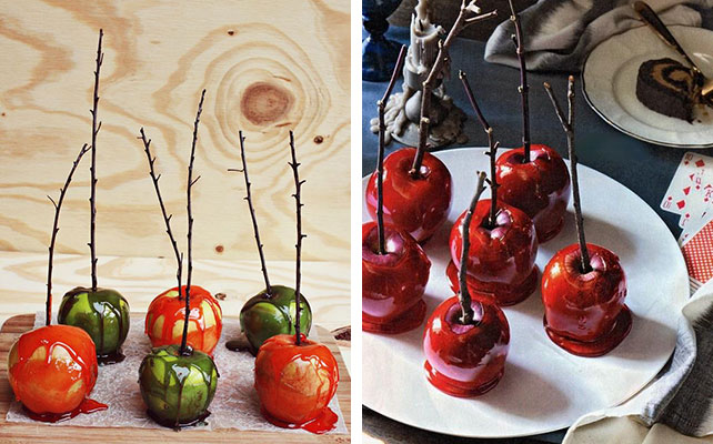 Сладкий стол и торт для свадьбы в тематике Хэллоуин