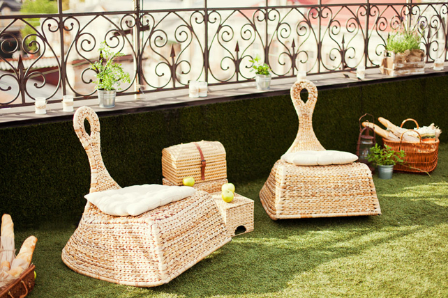 свадьба на крыше, зона отдыха 